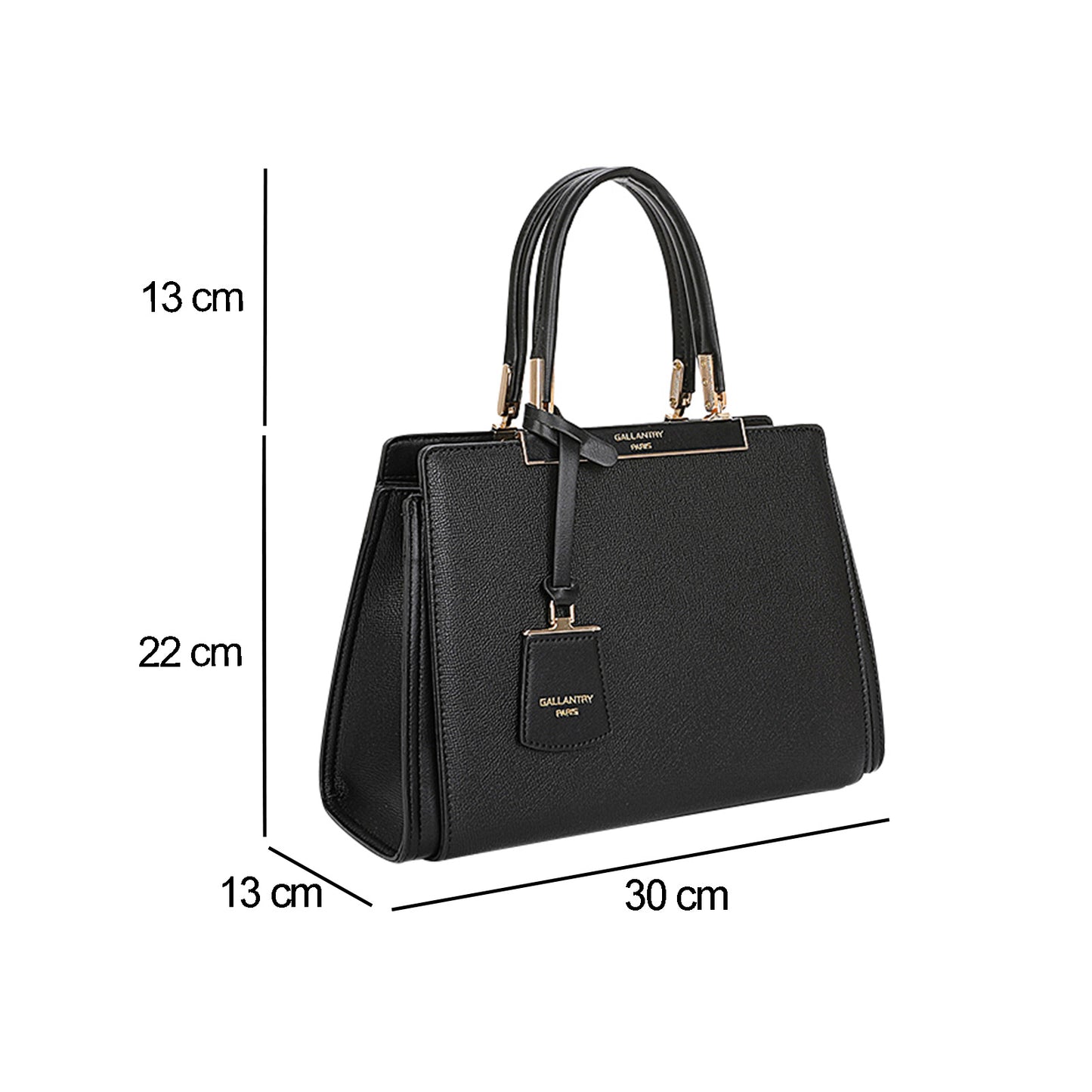 Sac à Main Rectangulaire à Bandoulière Whitney Noir