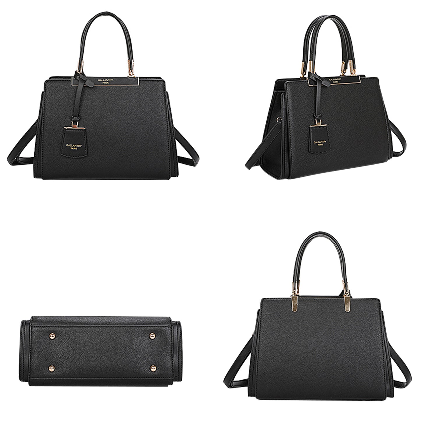 Sac à Main Rectangulaire à Bandoulière Whitney Noir