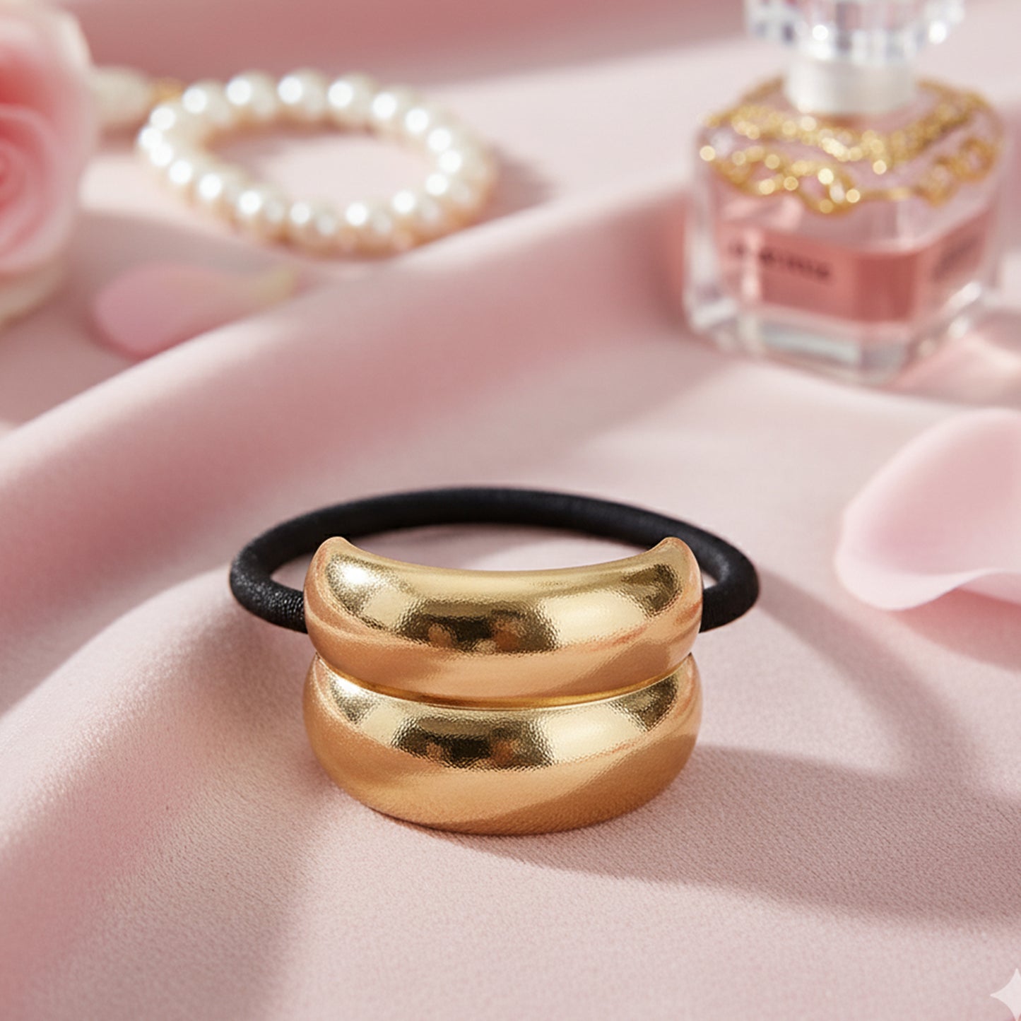 Élastique Casual Maritza à Anneau Double Doré