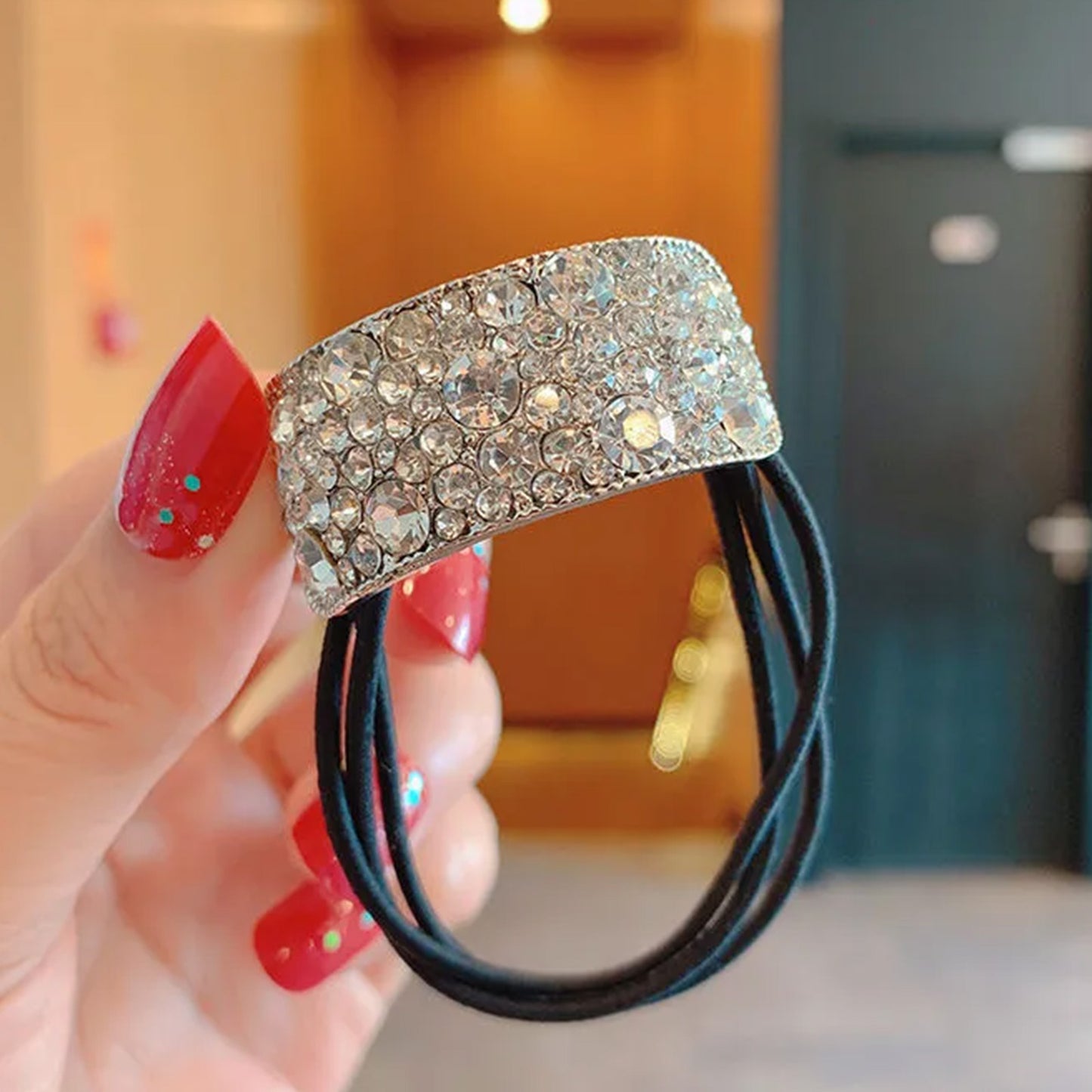 Élastique à Manchon Strassé