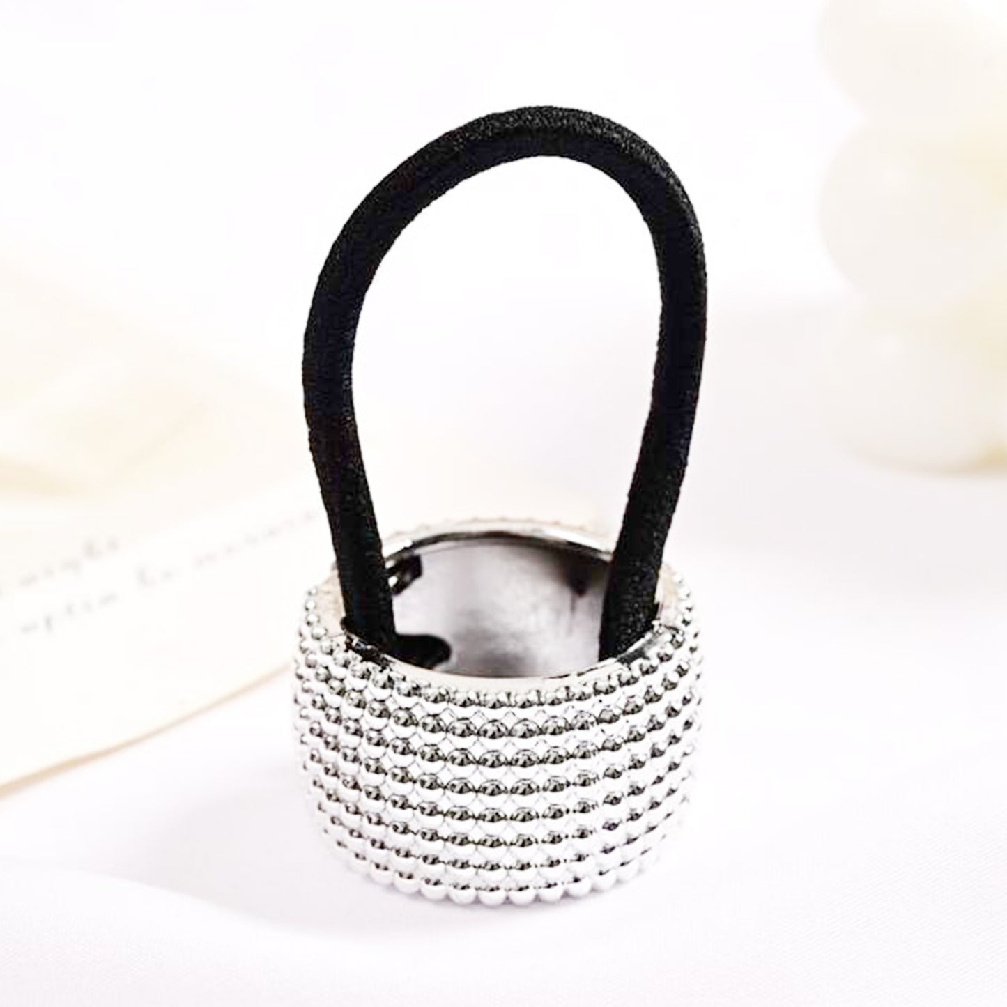 Élastique Casual Selma à Boucle Souple Cristal Rose Gold