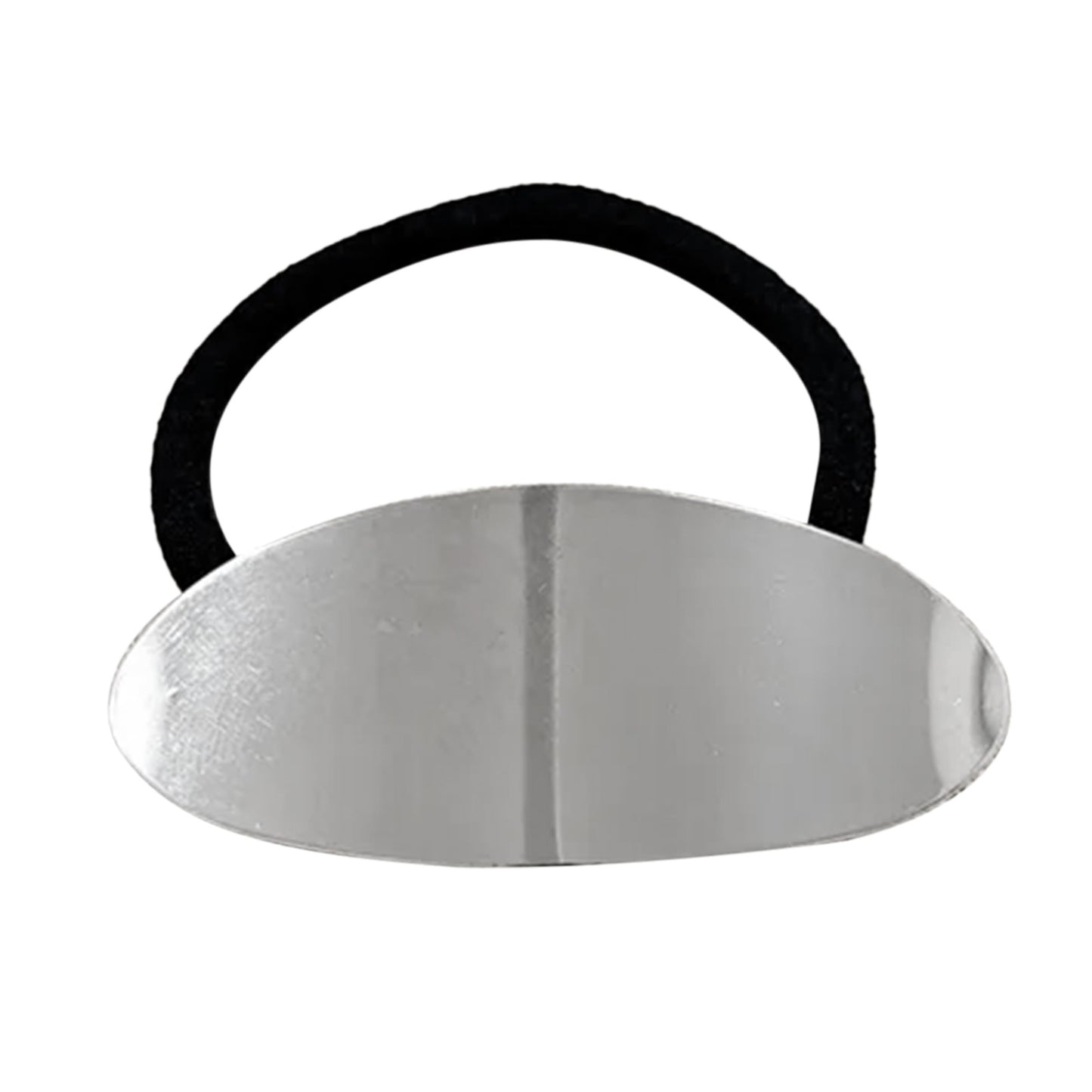 Élastique Casual pour Cheveux à Manchon Galet Polissé Harmonieux Argenté