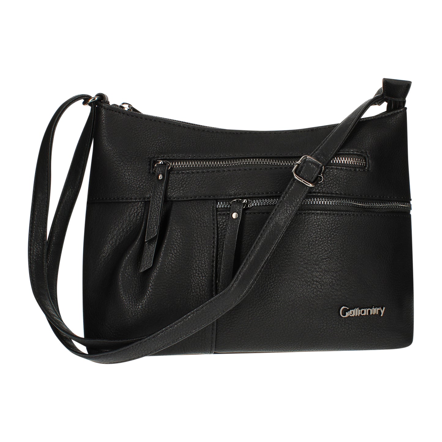 Sac Bandoulière Multi-Poches Zippées L'Allié Noir