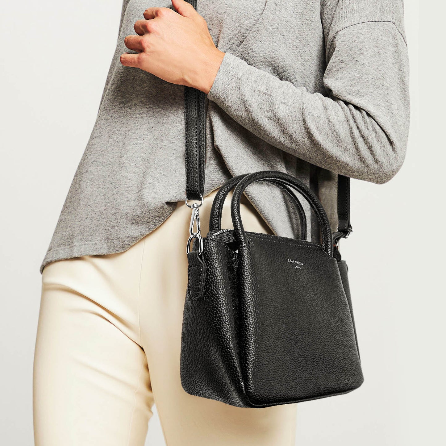 Sac Mini Cabas Bandoulière Dakota Noir