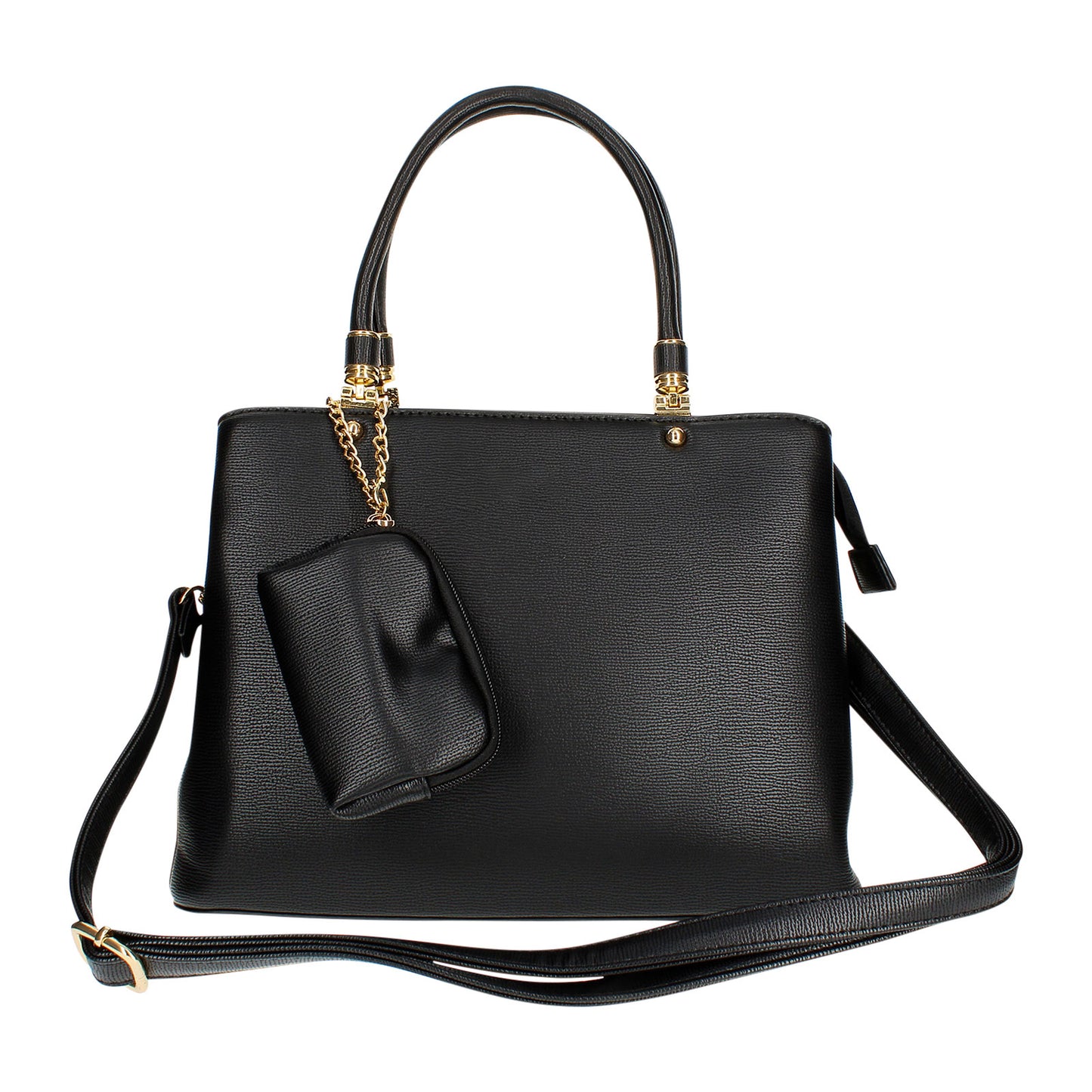 Sac à Main avec Mini-Portefeuille Laurie Noir