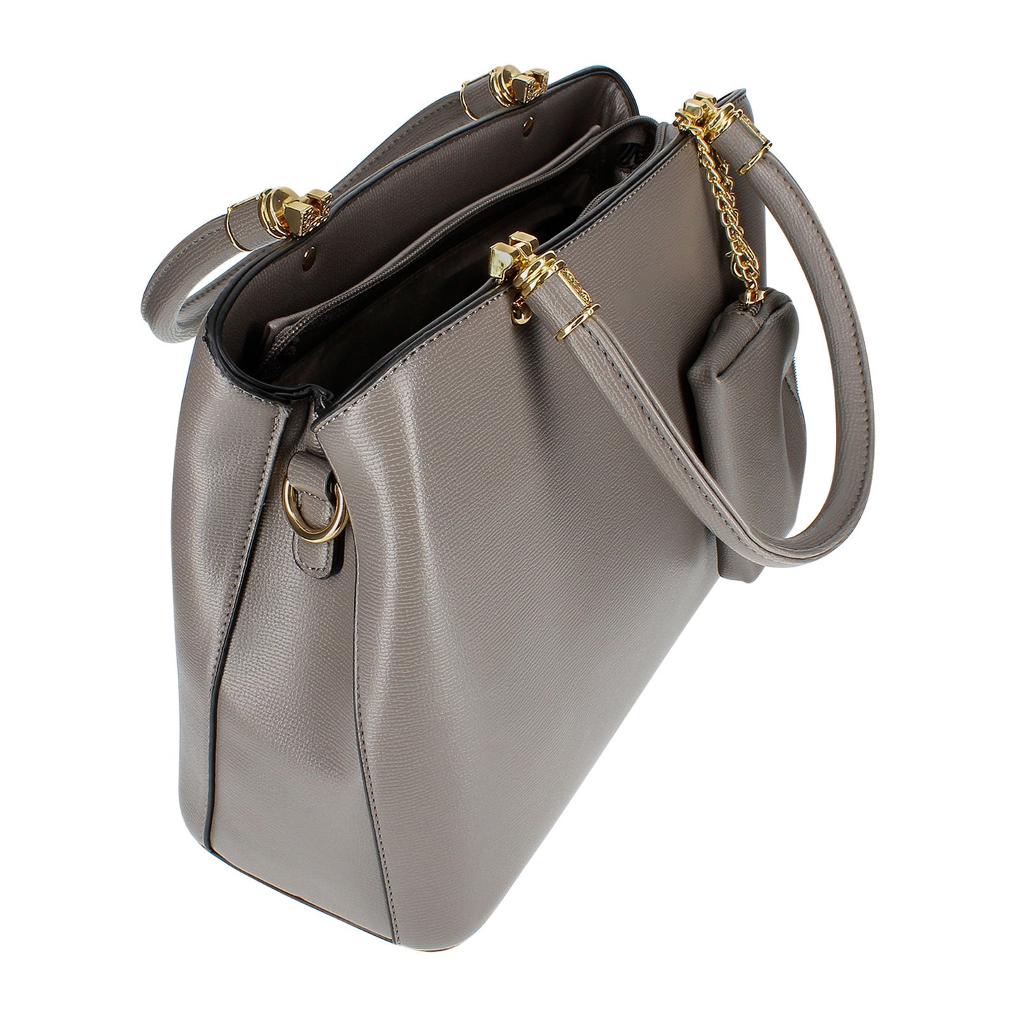 Sac à Main avec Mini-Portefeuille Laurie Gris