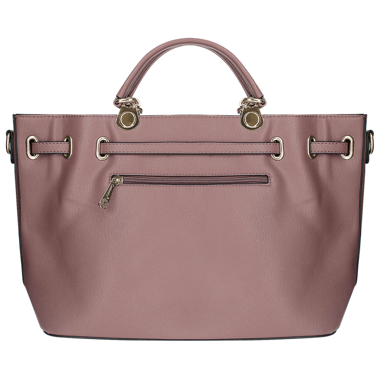Sac Cabas en Similicuir Grainé à Bandoulière Renée Rose