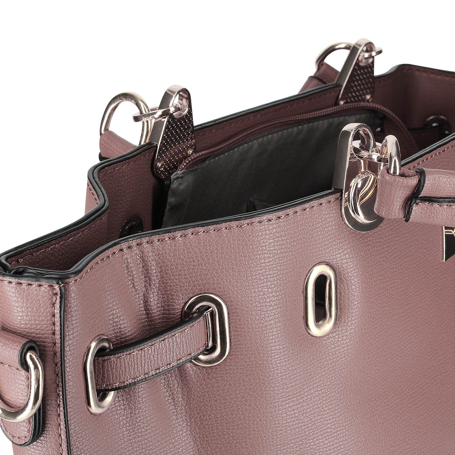 Sac Cabas en Similicuir Grainé à Bandoulière Renée Rose