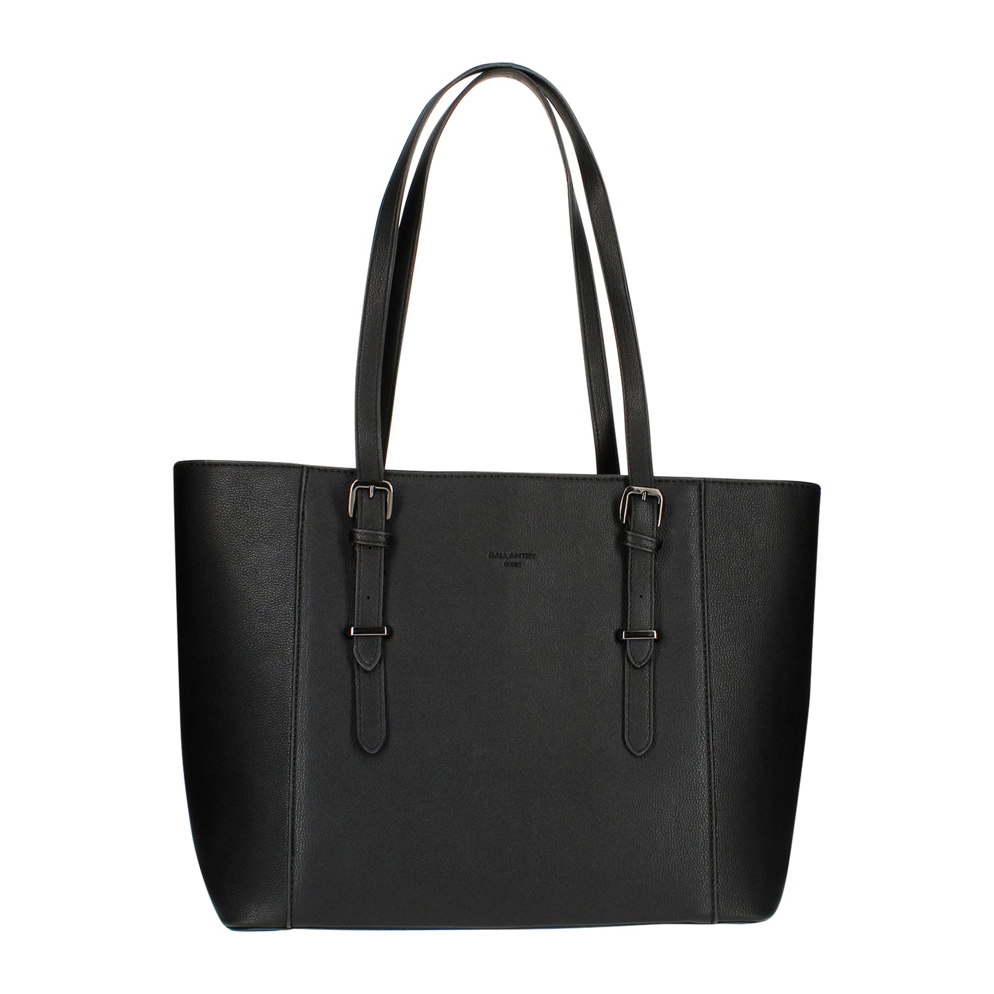 Sac Cabas en Similicuir à Boucle Chromée Azzura Noir
