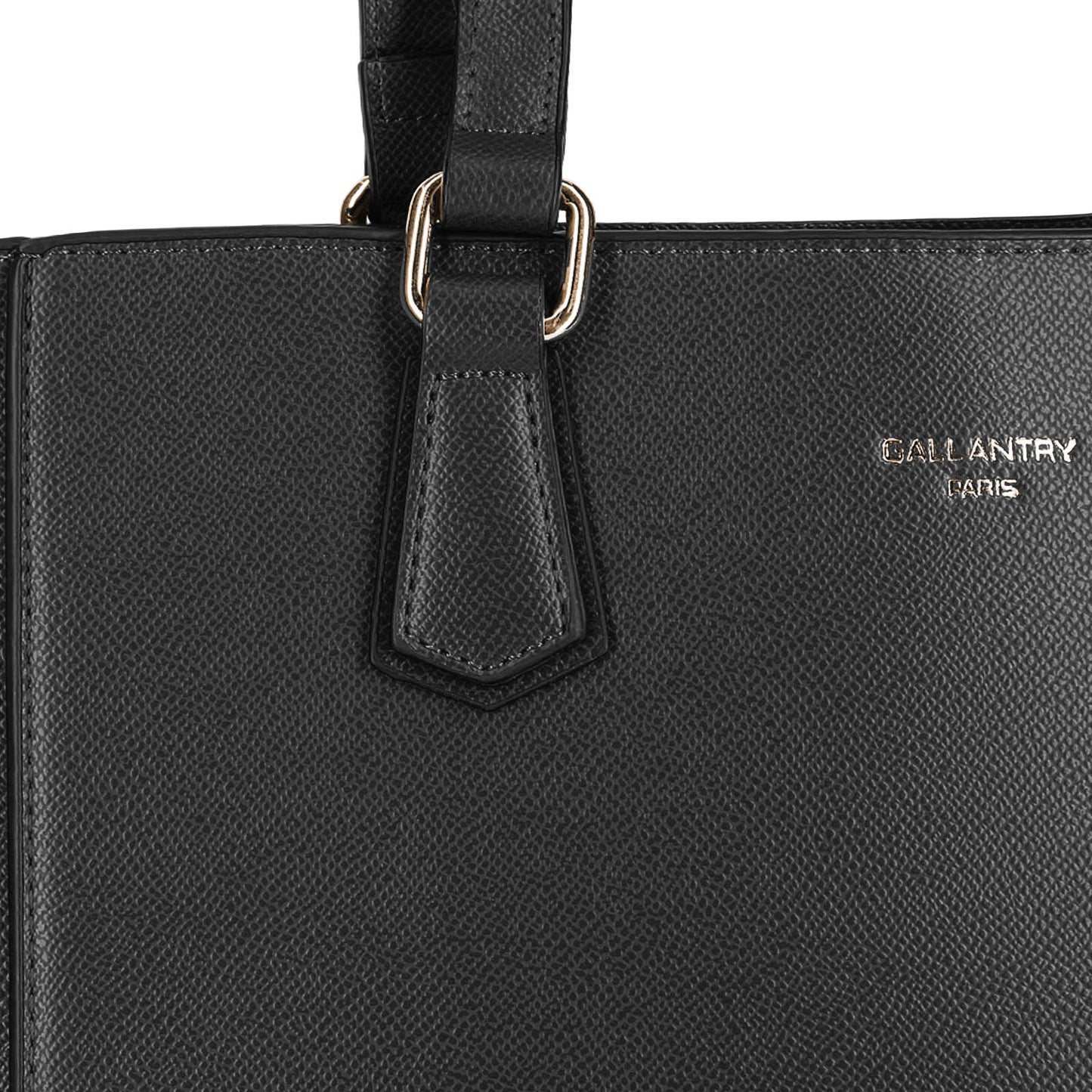 Sac Cabas en Similicuir à Poche Zippée Himalda Noir