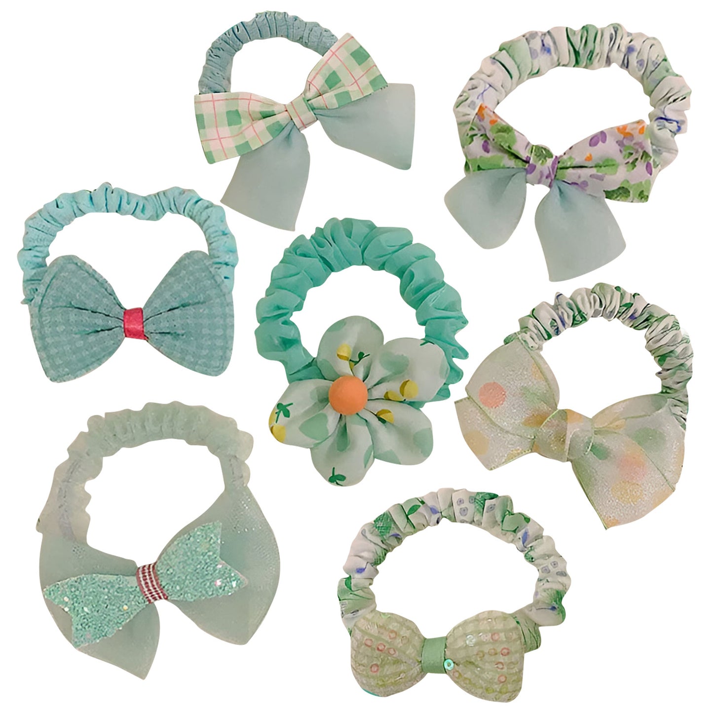 Kit Chouchous Princesse à Nœud Bouffant Vert