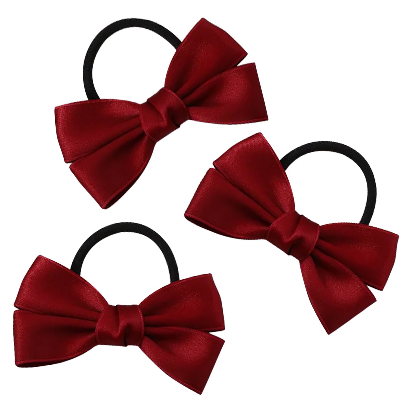 Lot de 3 Élastiques avec Nœud en Satin - Collection Alfie