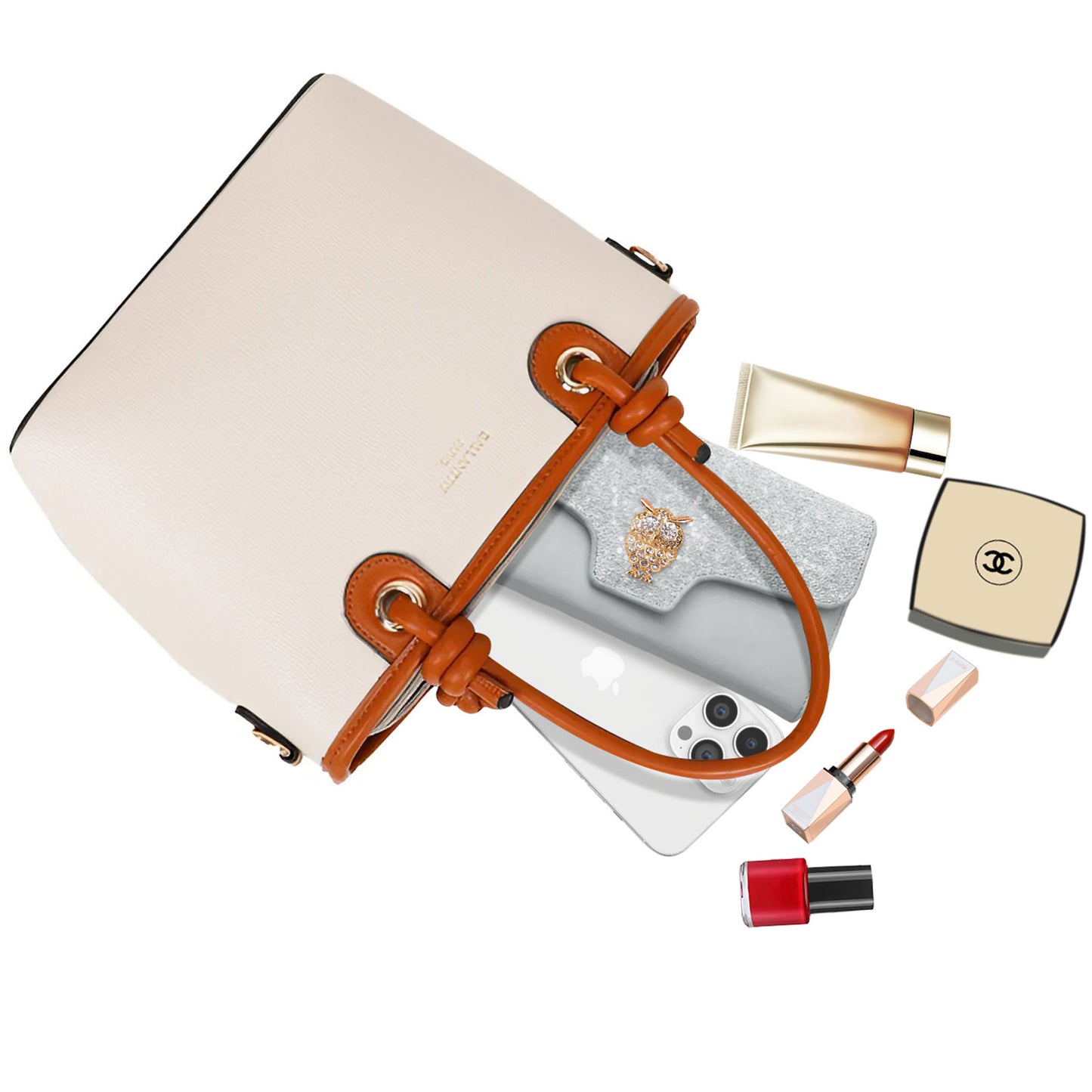 Sac Fourre-Tout Élégant à Bandoulière La Flottée Beige