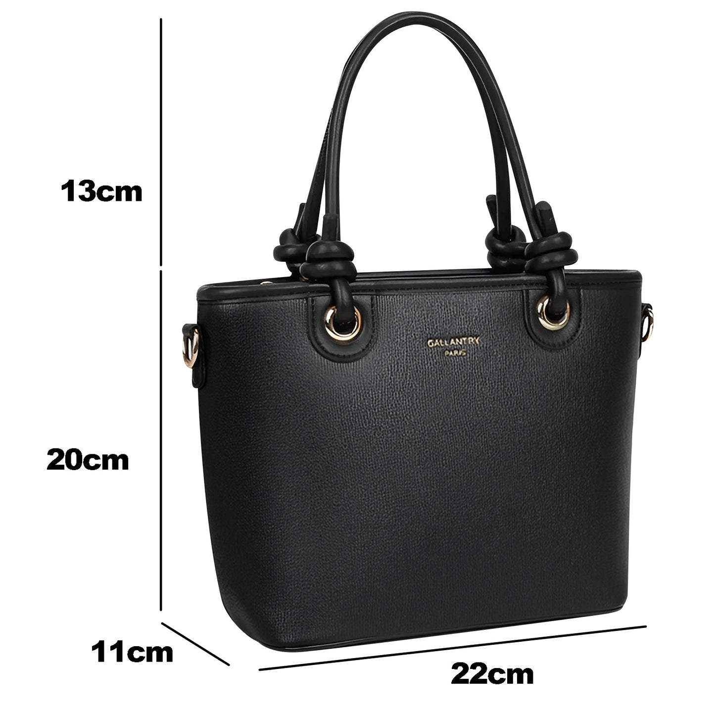 Sac Fourre-Tout Élégant à Bandoulière La Flottée Noir