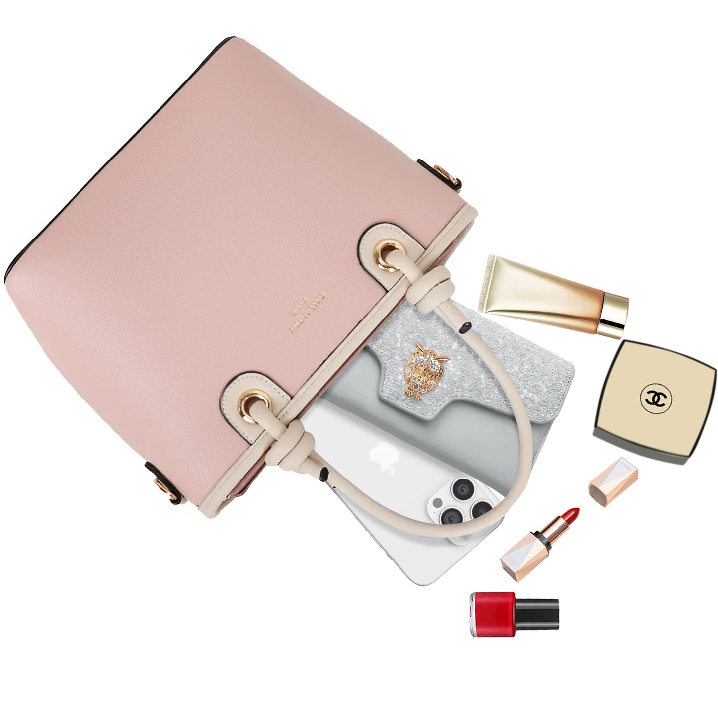 Sac Fourre-Tout Élégant à Bandoulière La Flottée Rose
