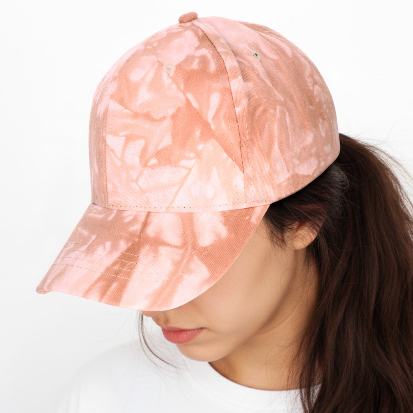 Casquette Femme Tie and Dye Beige