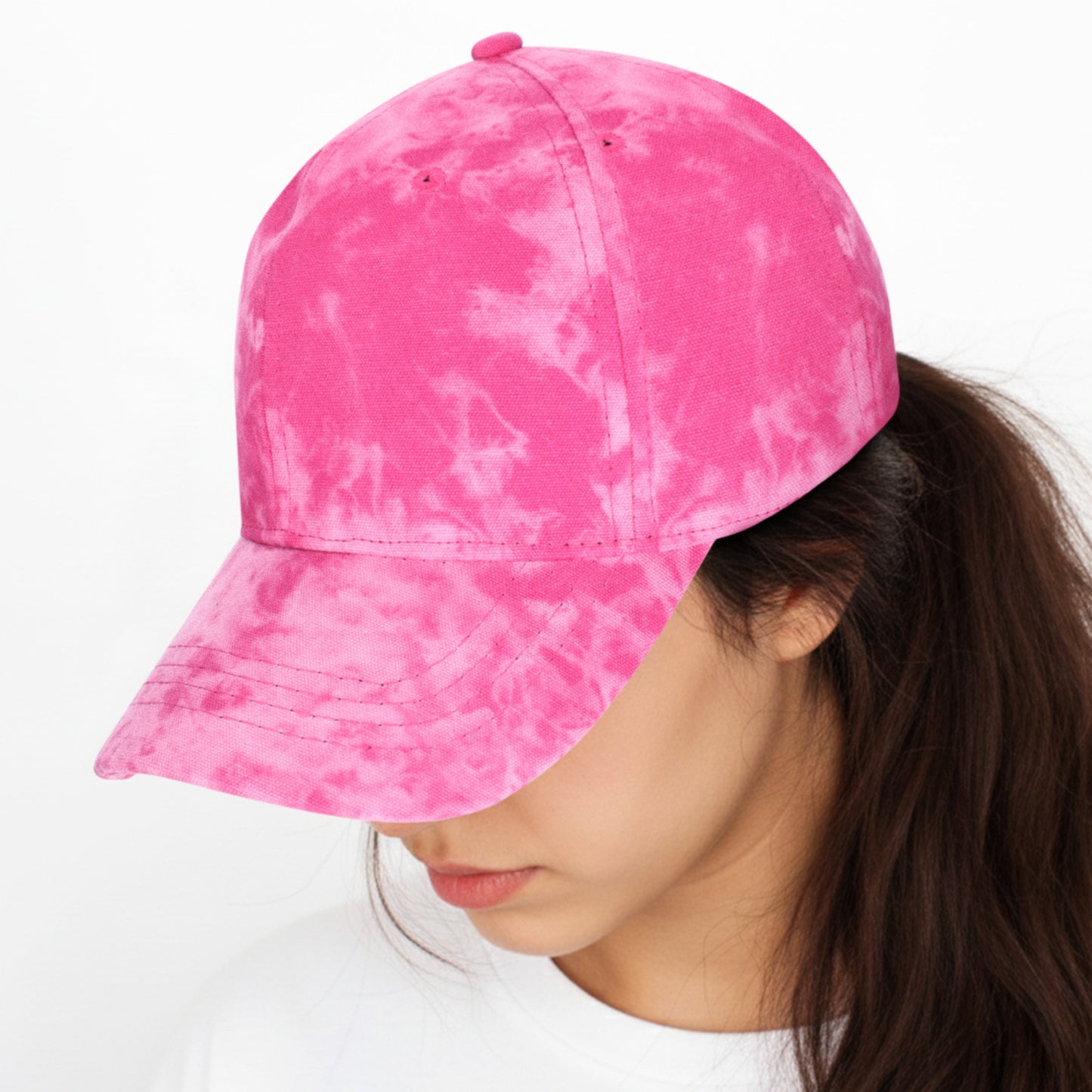 Casquette Femme Tie and Dye Fuchsia