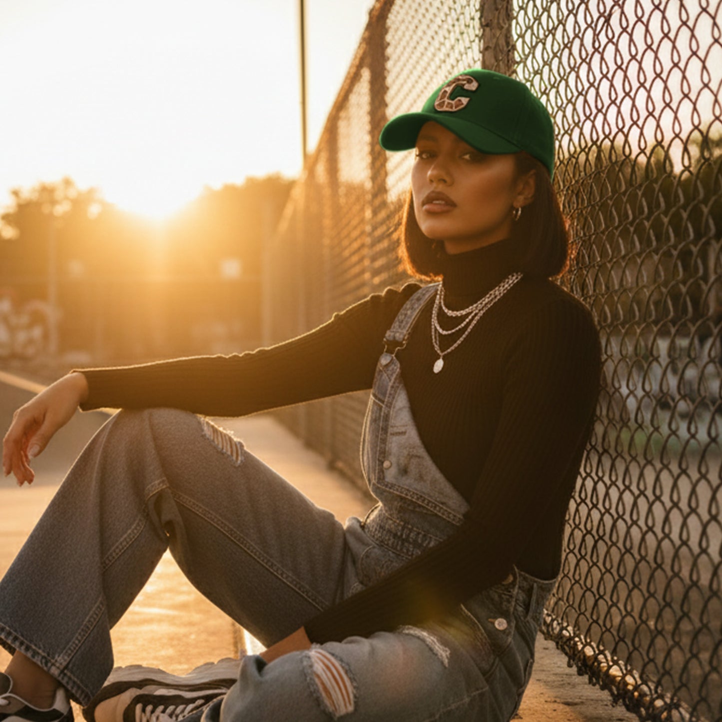 Casquette Femme Urban Style Vert