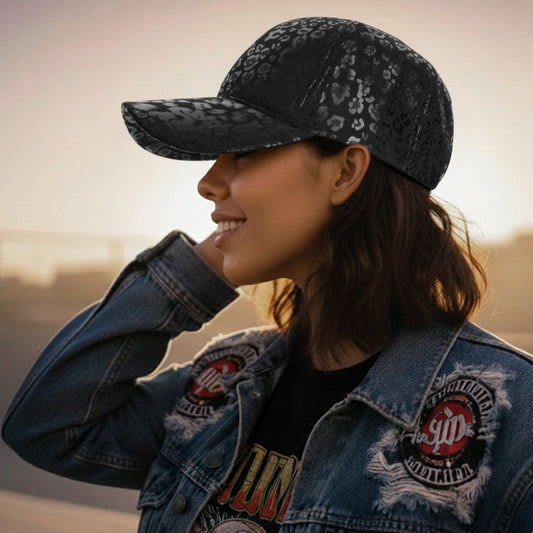 Casquette Femme Leo Spirit Shiny Noir