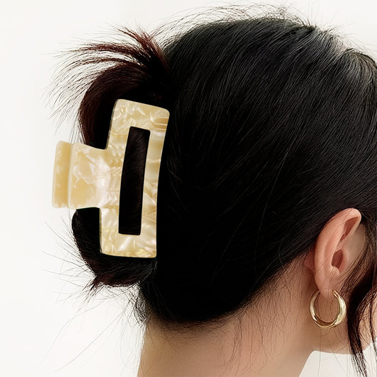 Pince Crabe Effet Marbré Nuage d'Ivoire