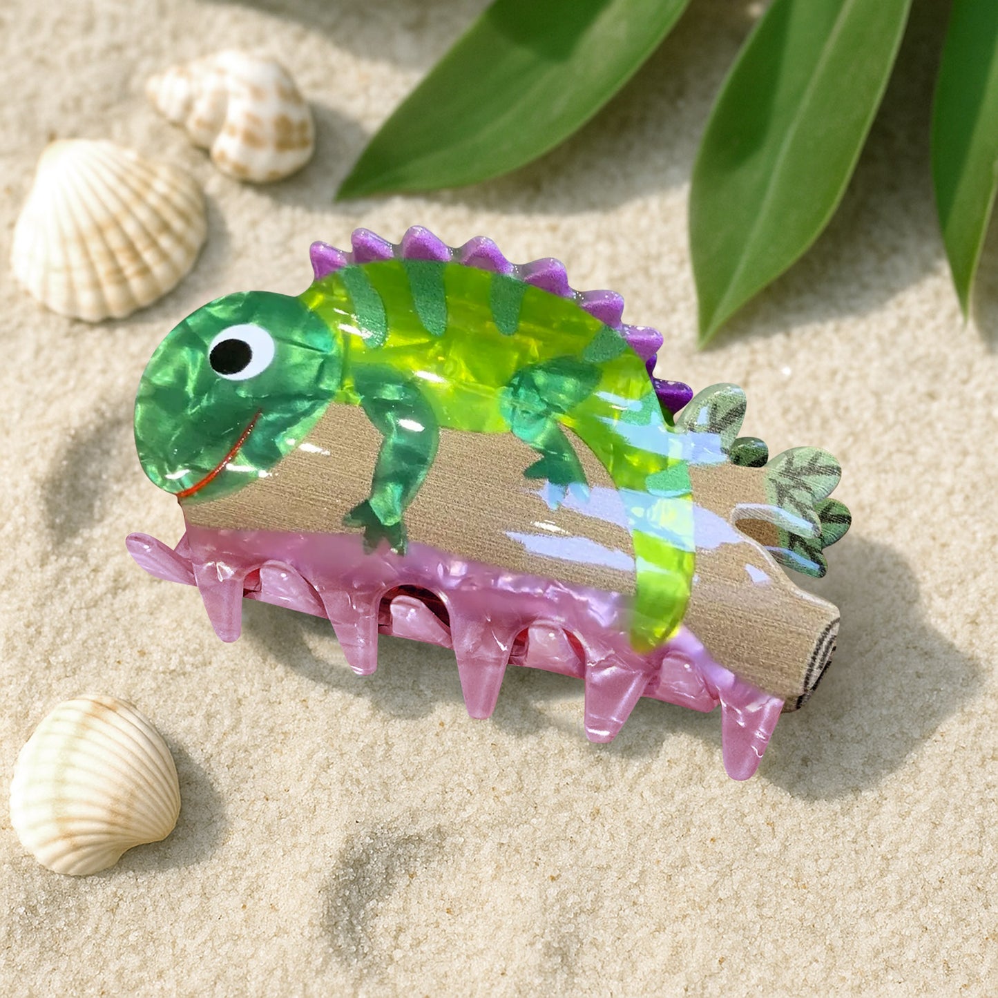 Pince Cheveux Tropicool Gecko Mood