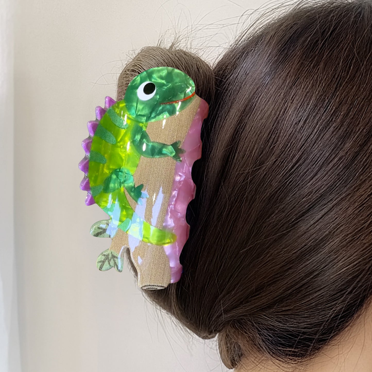 Pince Cheveux Tropicool Gecko Mood