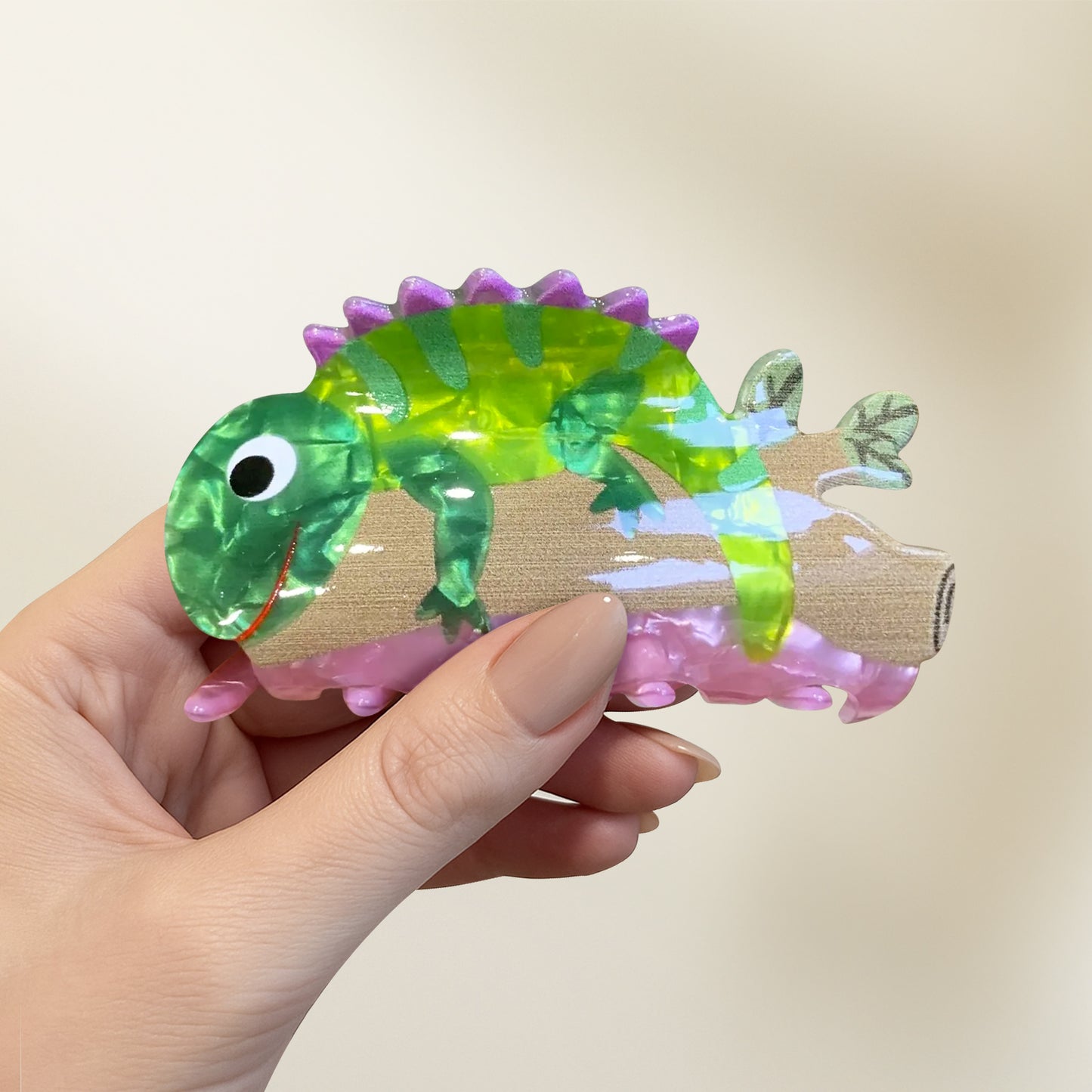 Pince Cheveux Tropicool Gecko Mood