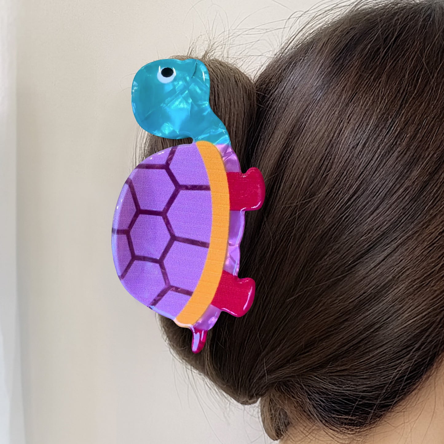 Pince Cheveux Tropicool Rainbow Turtle