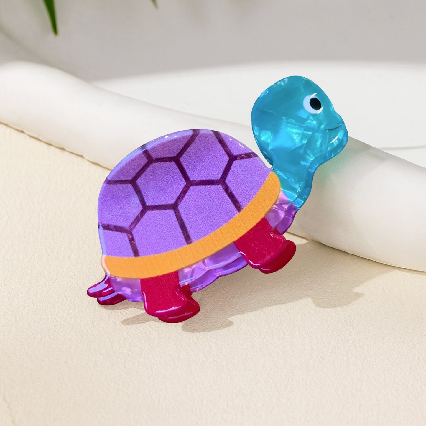 Pince Cheveux Tropicool Rainbow Turtle
