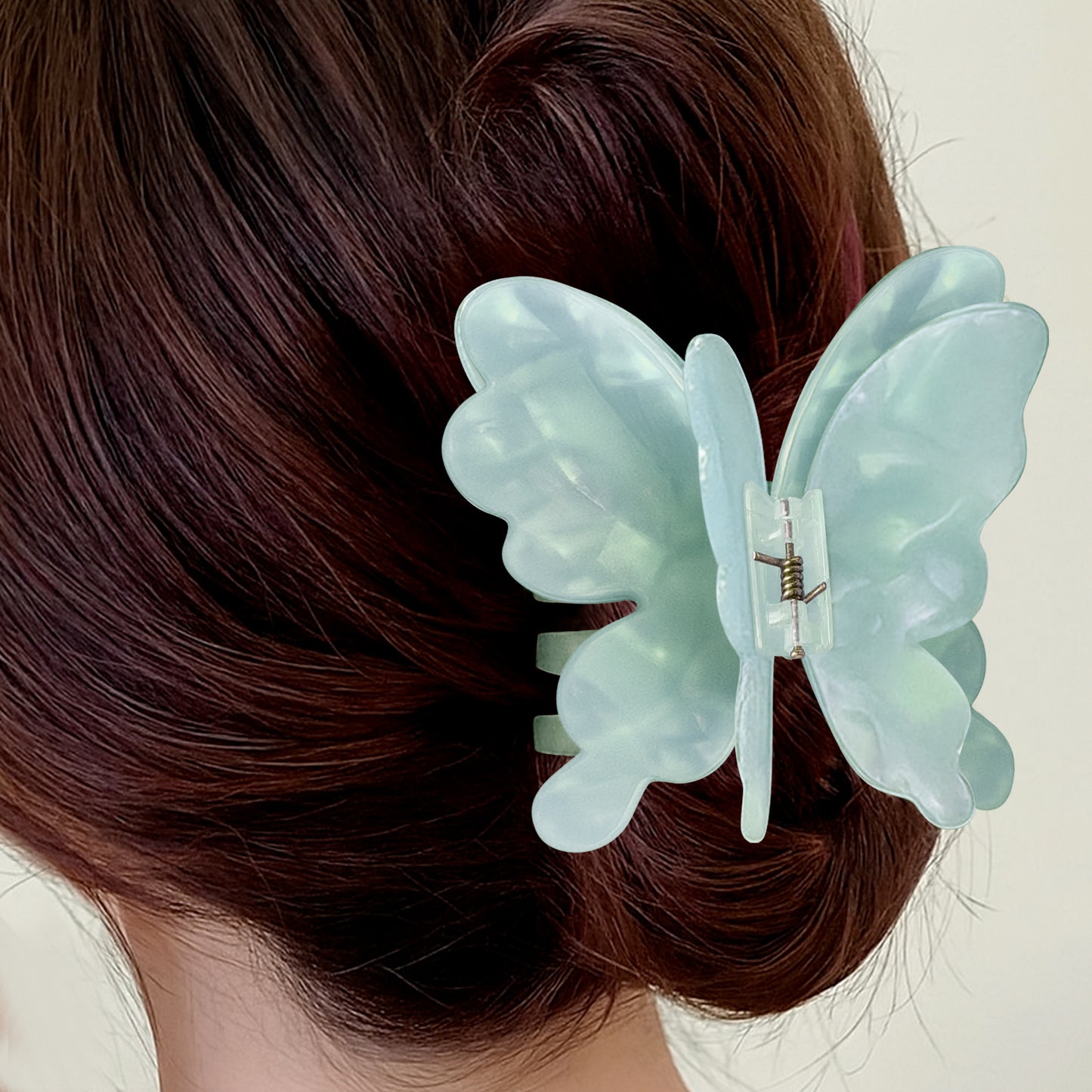 Pince Cheveux Papillon Lilac Haze Bleu Ciel