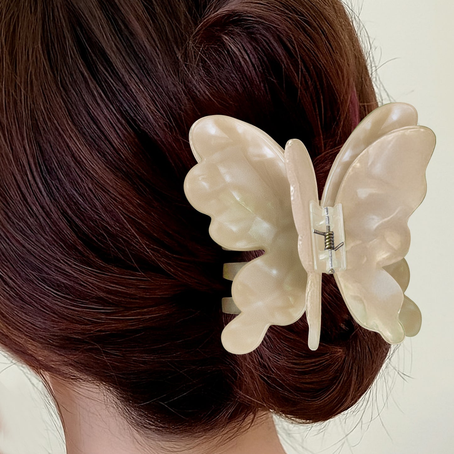 Pince Cheveux Papillon Lilac Haze Jaune