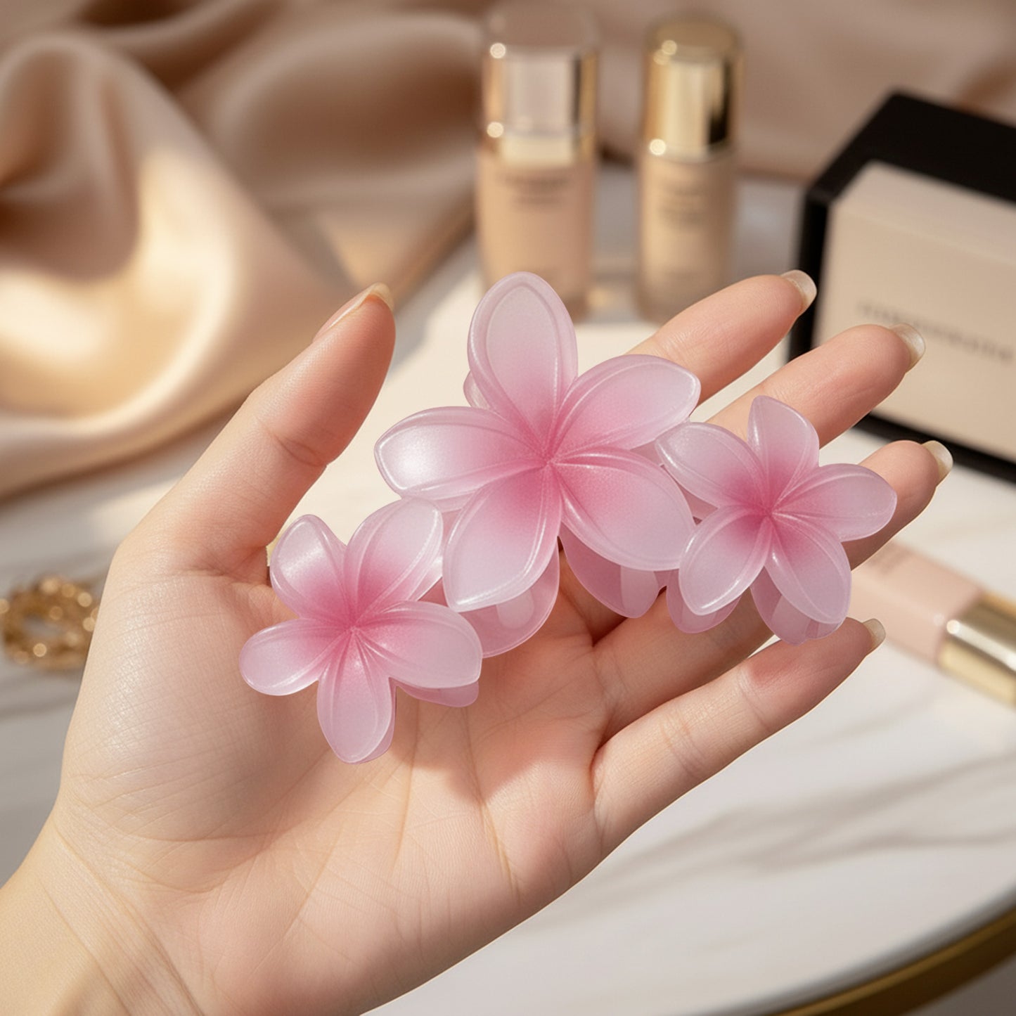 Pince Cheveux Perle de Sakura