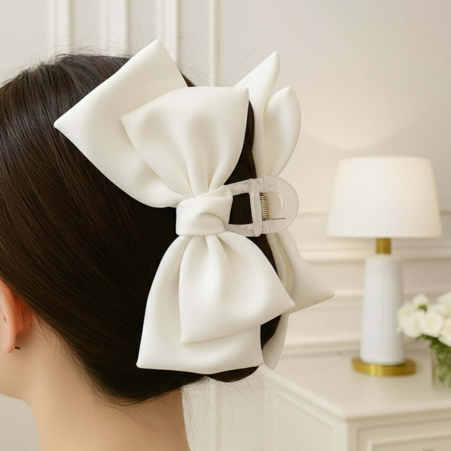 Pince Crabe Silky Touch Blanc