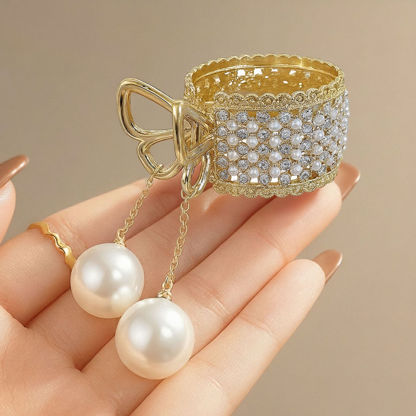 Pince Bijou Starlight Charm Blanc