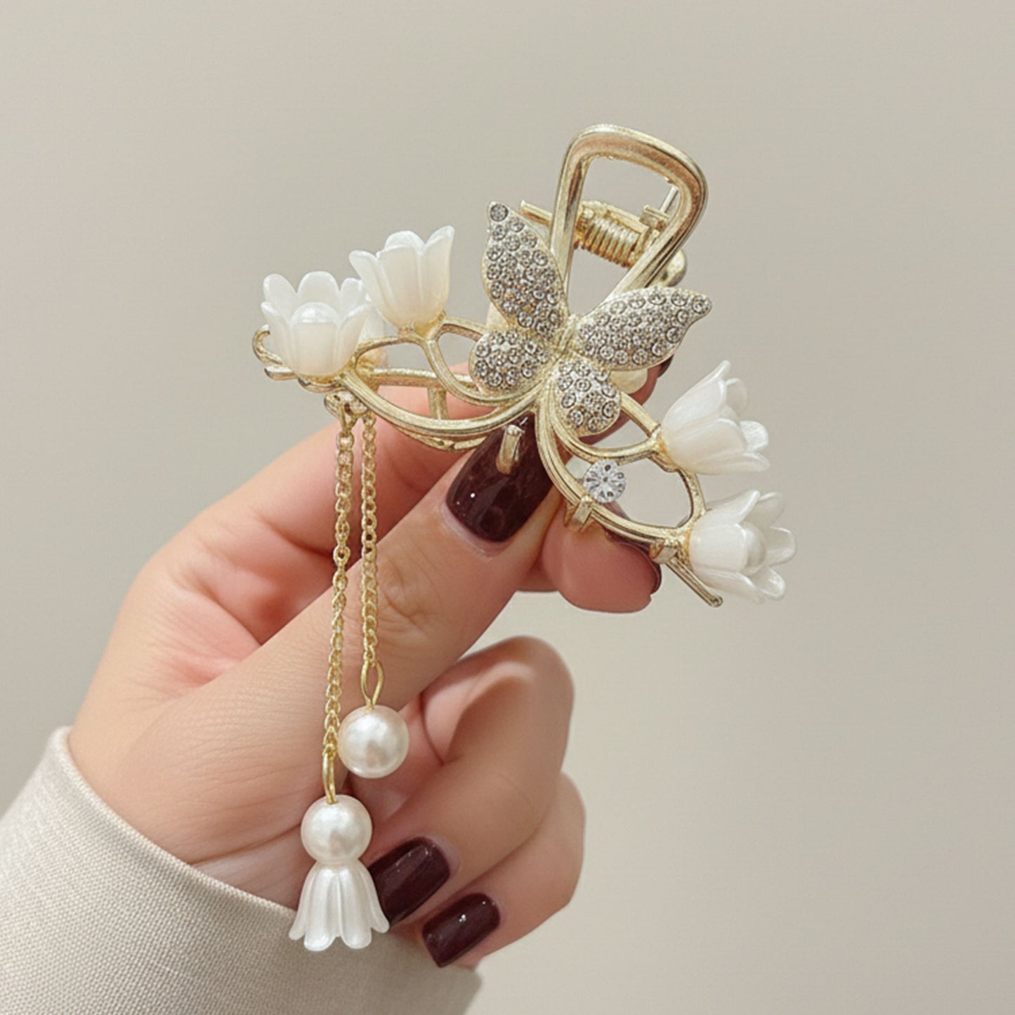 Pince Bijou Pearl Orchid Banc