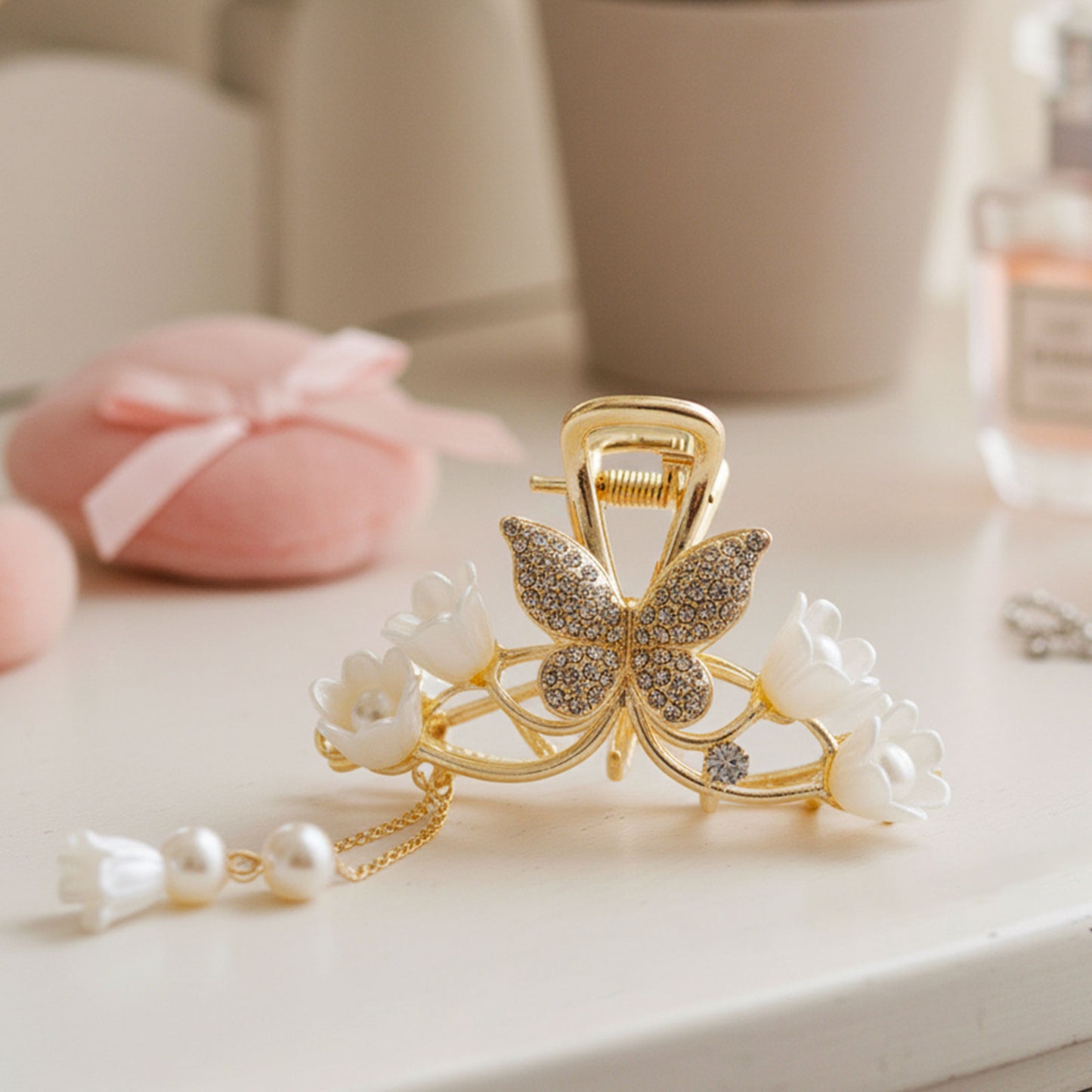 Pince Bijou Pearl Orchid Banc