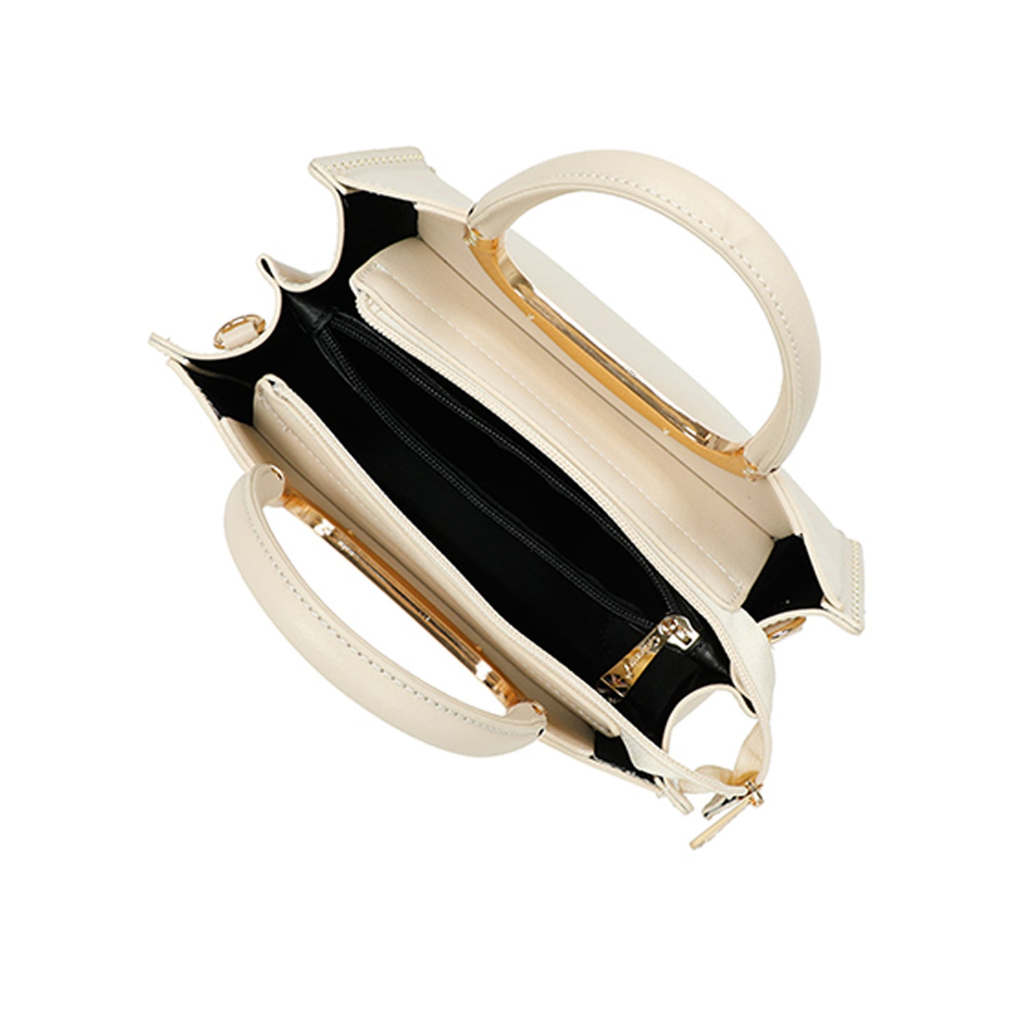 Sac à Main Imprimé Monogramme Le Reflet Beige