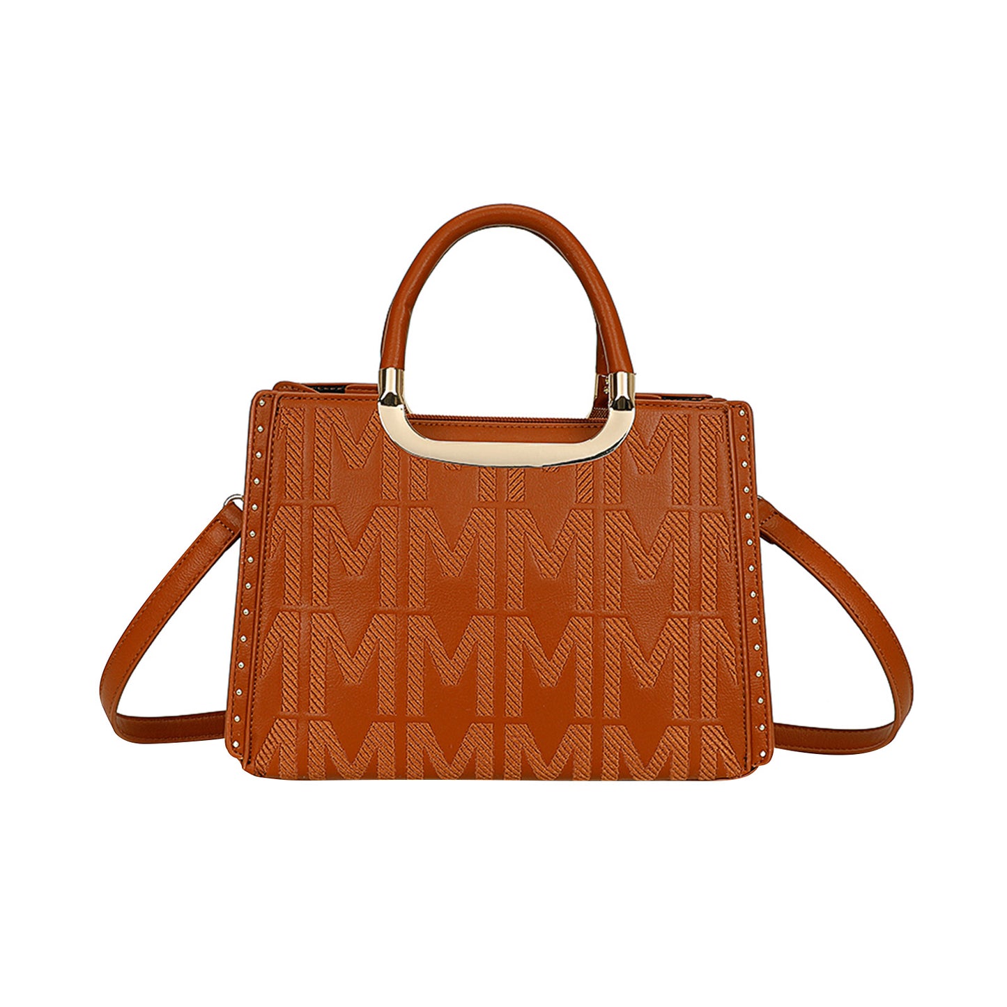 Sac à Main Imprimé Monogramme Le Reflet Marron