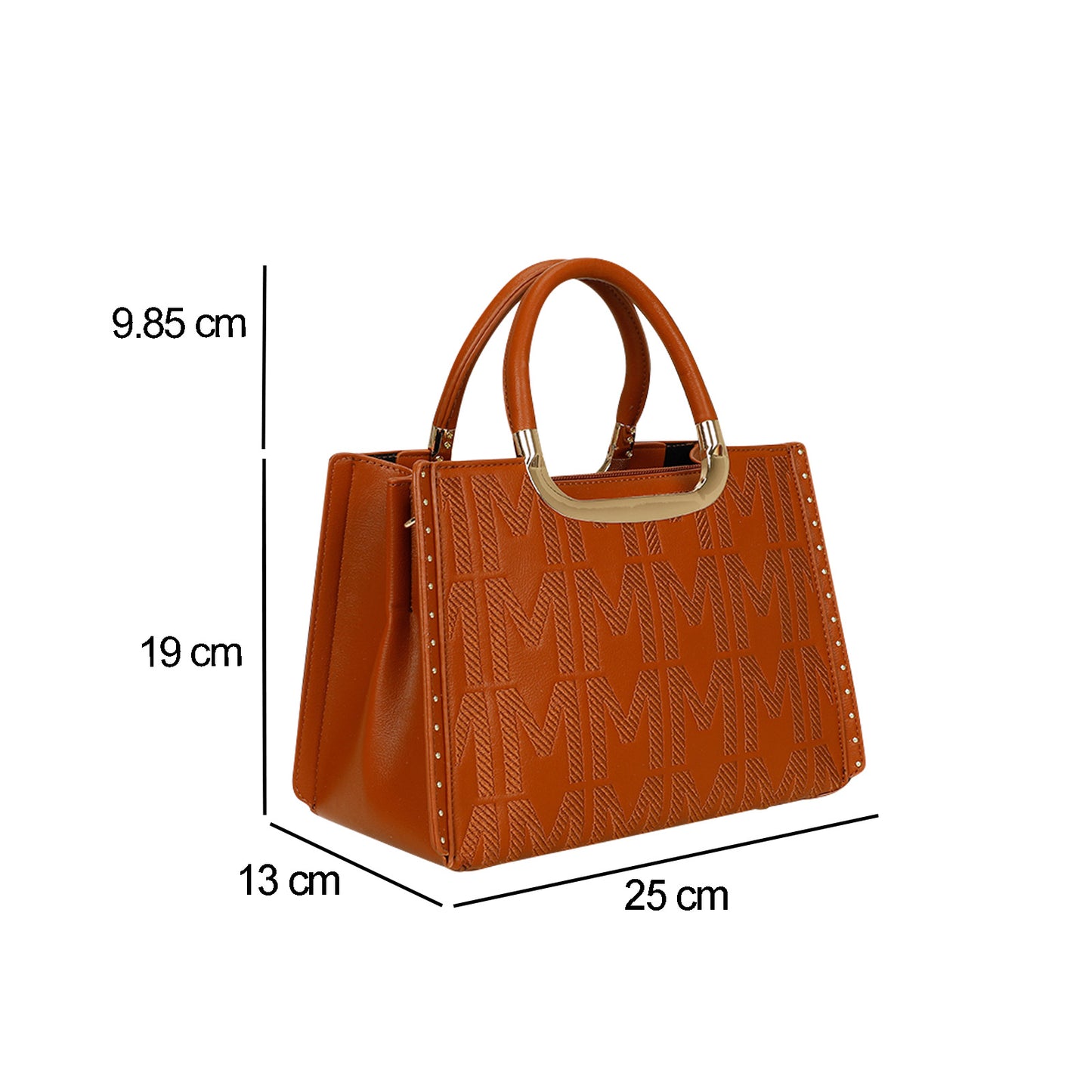 Sac à Main Imprimé Monogramme Le Reflet Marron