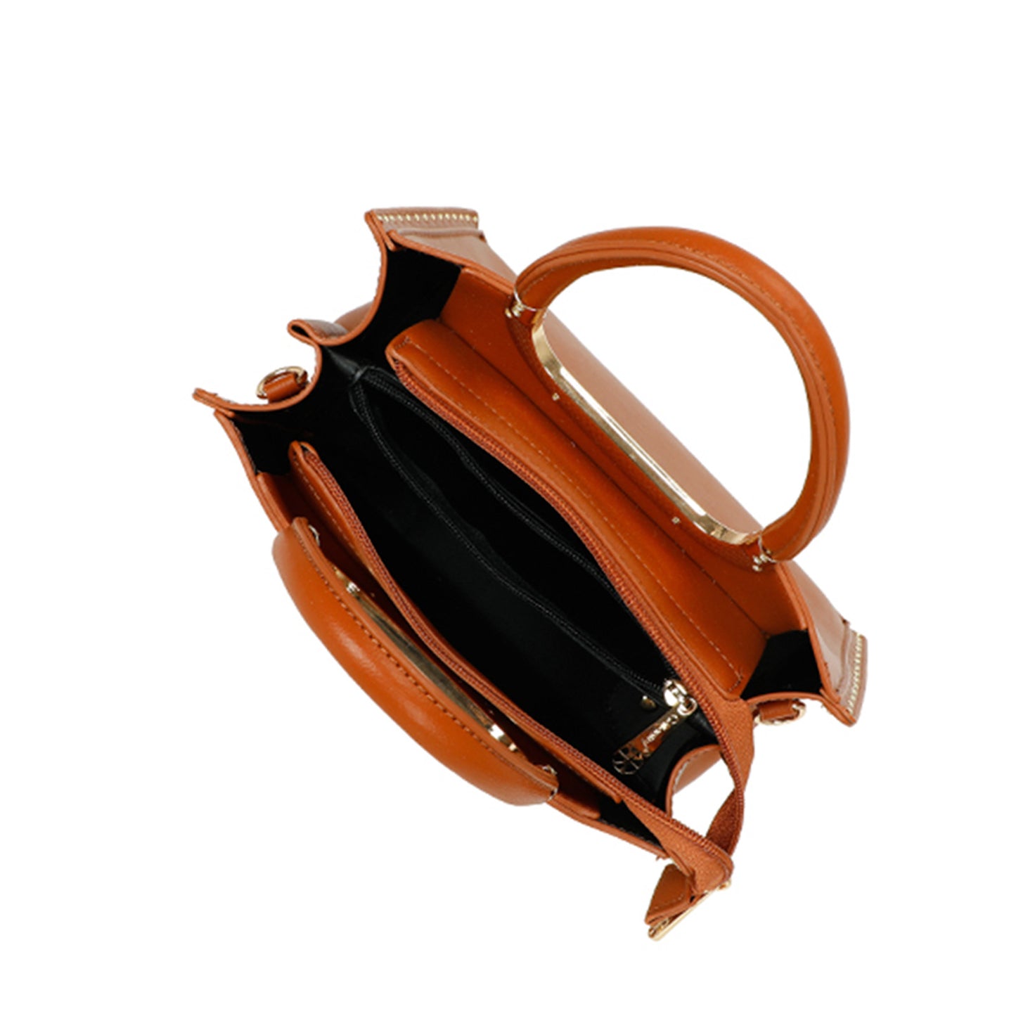 Sac à Main Imprimé Monogramme Le Reflet Marron