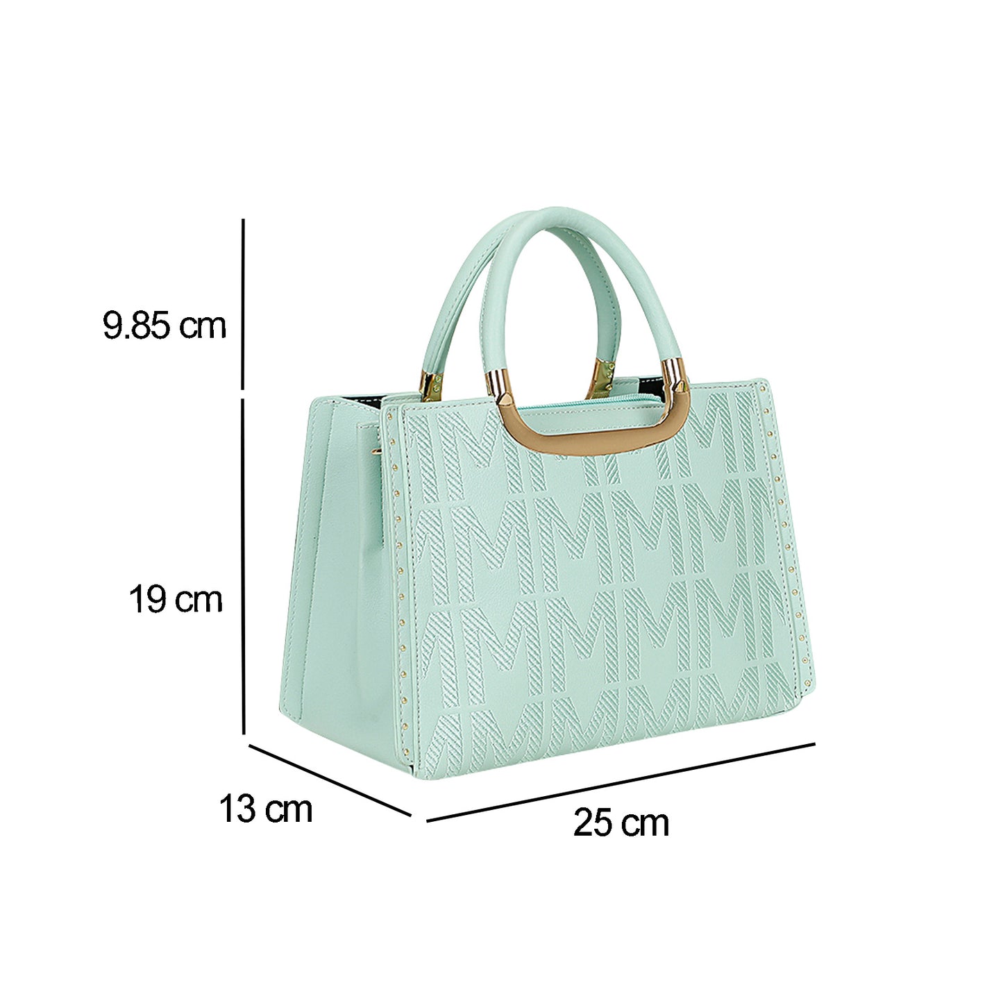 Sac à Main Imprimé Monogramme Le Reflet Vert