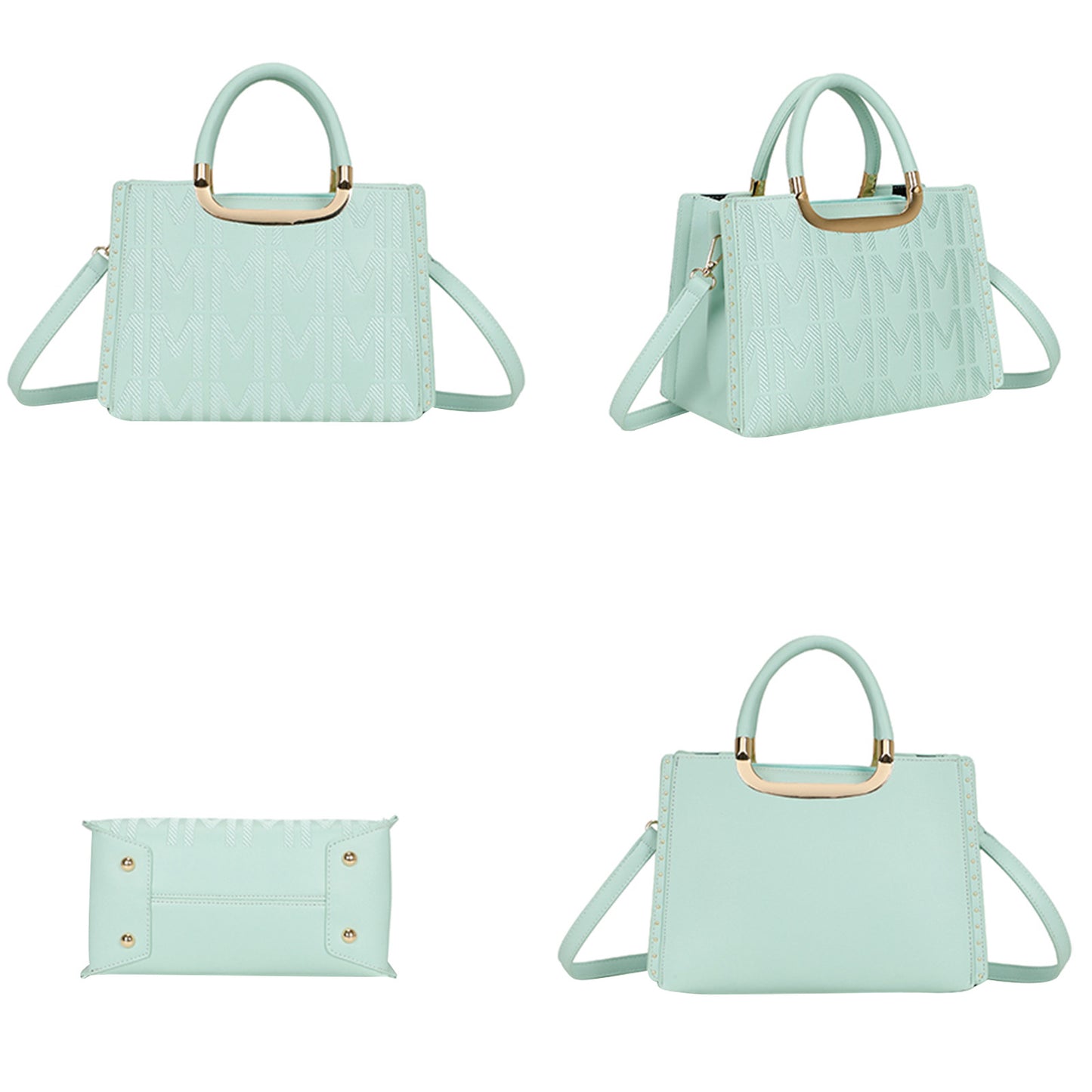 Sac à Main Imprimé Monogramme Le Reflet Vert