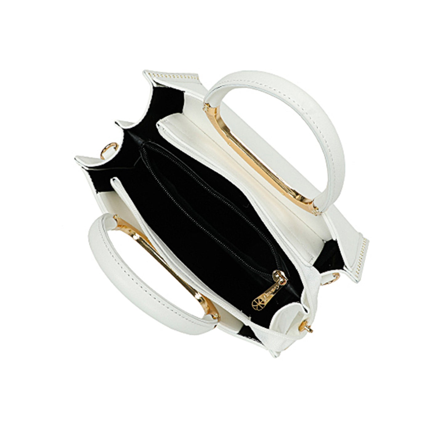Sac à Main Imprimé Monogramme Le Reflet Blanc