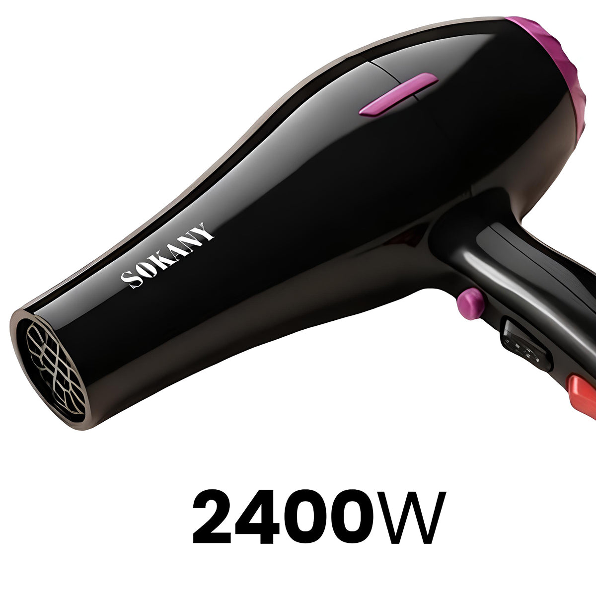 Sèche-Cheveux SOKANY Noir avec Embout Concentrateur