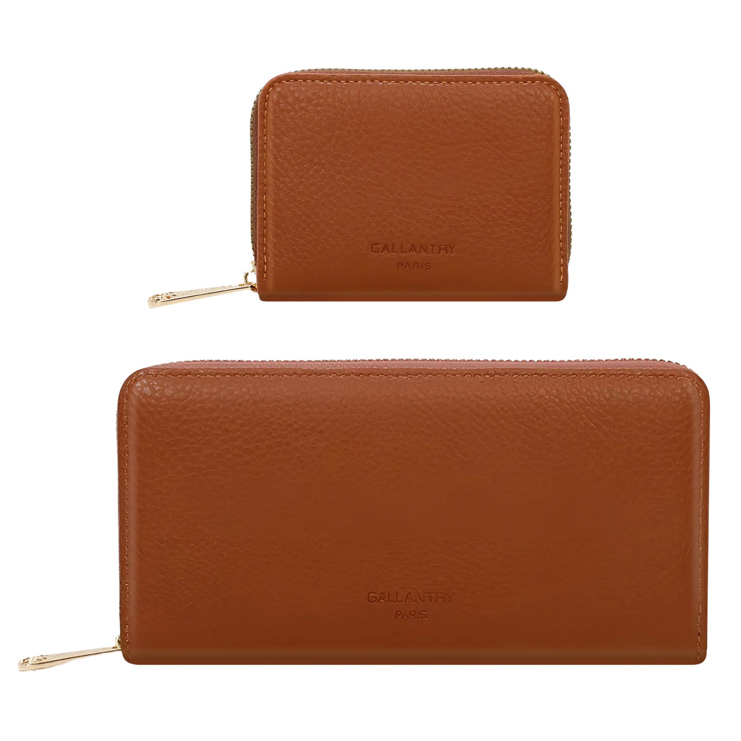 Coffret Duo de Portefeuille et Porte-cartes Le Quotidien Marron
