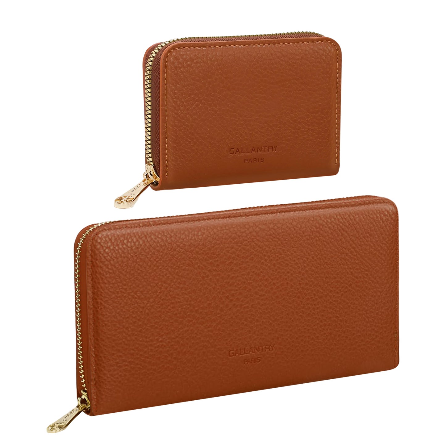 Coffret Duo de Portefeuille et Porte-cartes Le Quotidien Marron
