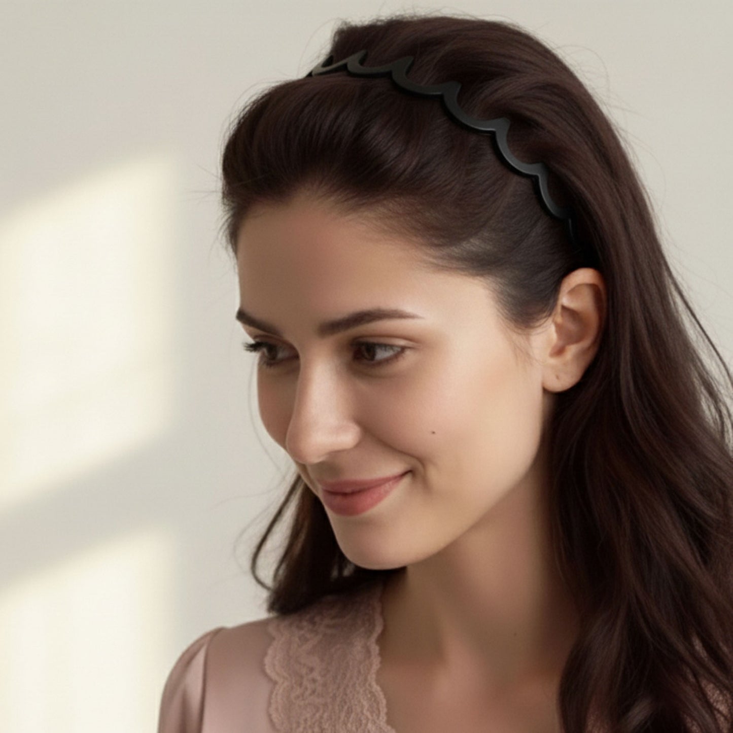 Serre-tête Cranté Havana Wave Noir