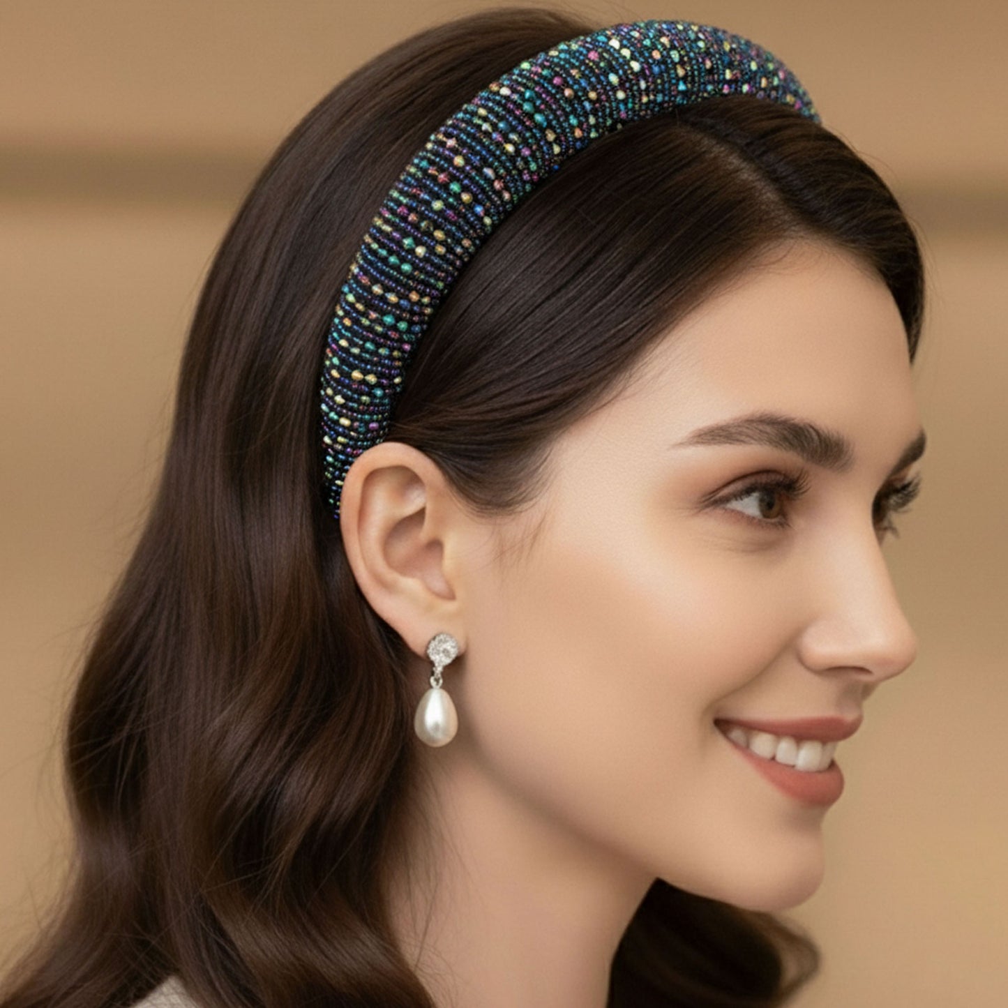 Serre-tête Large Angie Éclat Boréal