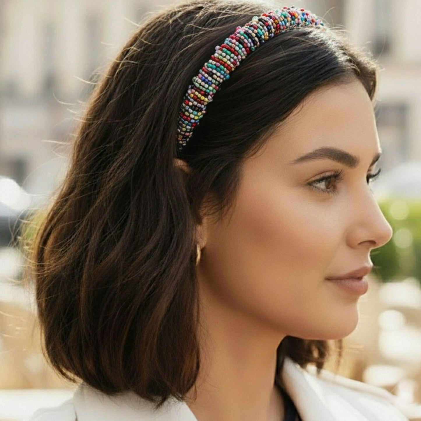 Serre-tête Bijou Angie Mosaïque Éclatante