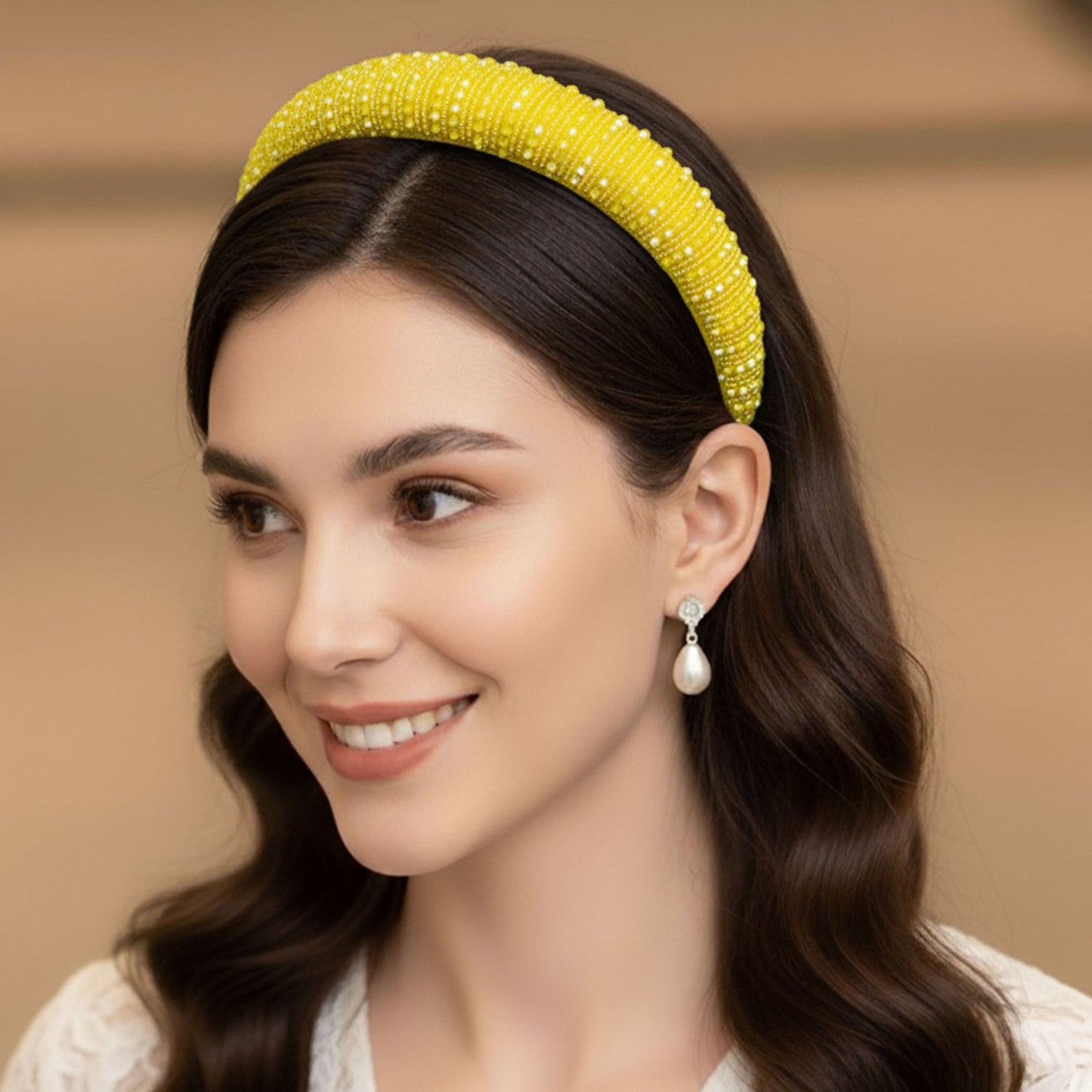 Serre-tête Large Angie Golden Spark